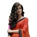 Triveni Pretty Off White Colored Printed Chiffon Saree